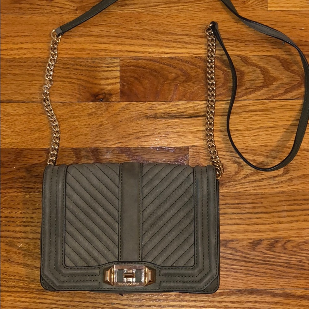 Rebecca Minkoff Green Quilted Crossbody